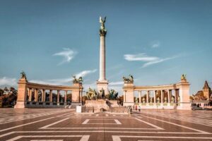 DayTrip to Budapest and Bratislava, two capitals - Bratislava Old Town and Castle: old gates, wide Danube sightlines