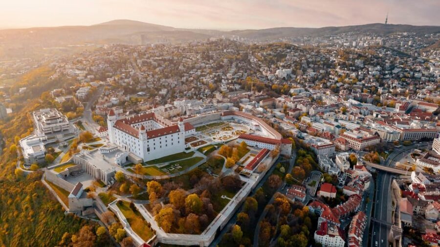 From Vienna: Bratislava City Highlights Trip - St. Martin’s area and Maria Theresa-style streets in the historic core
