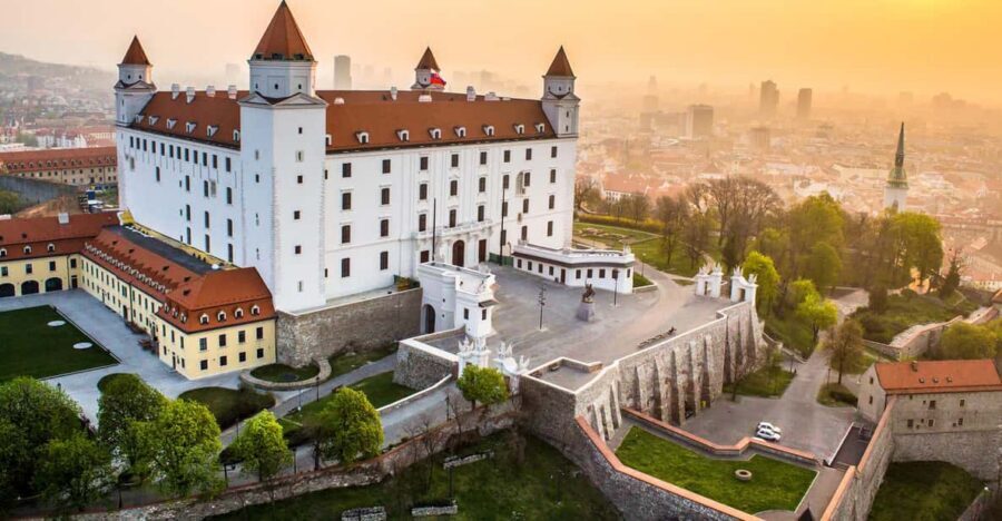 From Vienna: Bratislava City Highlights Trip - The long old-town segment: City Guard Statue, walking, and shopping time