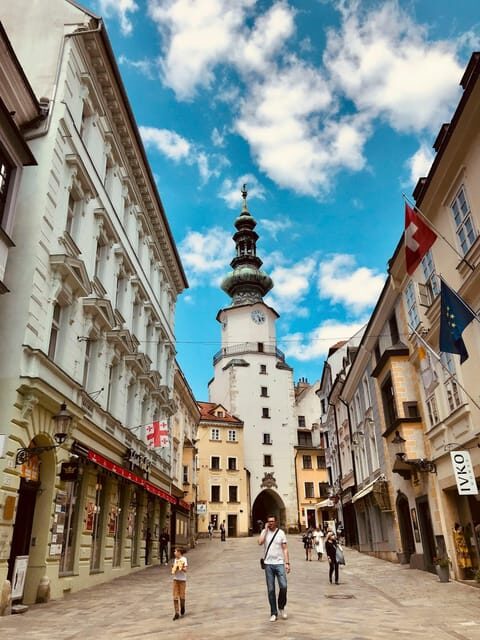 From Vienna: Bratislava City Highlights Trip - Getting there and back: van comfort, small-group pace