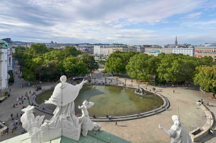 Karlskirche Entry Ticket with Panoramic Terrace Access - The Church Model: A Design Cheat Sheet While You Stand Inside