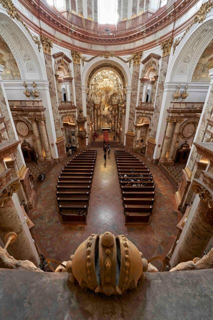Karlskirche Entry Ticket with Panoramic Terrace Access - Stairs vs Elevator: Getting to the Top Without Losing Your View