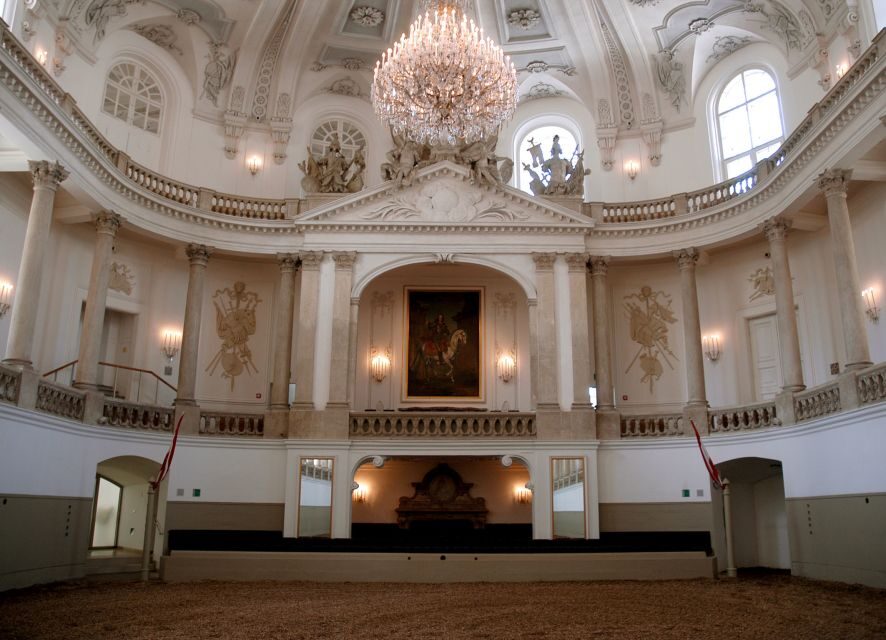 Performance Of The Lipizzans At Spanish Riding School - Entering the Baroque Winter Riding School at Hofburg Palace