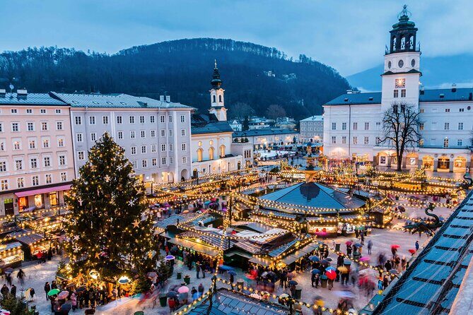 Private Christmas Market Tour to Hallstatt & Salzburg from Vienna - Salzburg: Mozart, a fortress feel, and Sound of Music sites