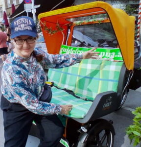 RAXI (Electric Rickshaw) Vienna Tours with two options - The Vienna you get: canal bike lanes, Prater green, and Ringstraße grandeur