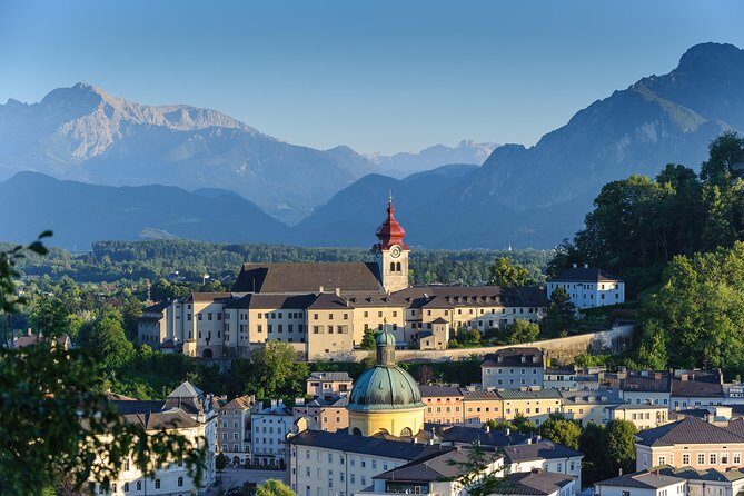 Sound of Movies: Musical Tour to Salzburg from Vienna - Salzburg walk with Mirabell Gardens and Pegasus Fountain: the movie meets the city