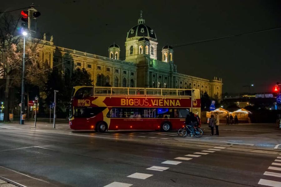 Vienna: Big Bus City Highlights Night Tour with Live Guide - Schönbrunn and the Wurstelprater Area: Expect Drive-By Seeing, Not Guided Walking