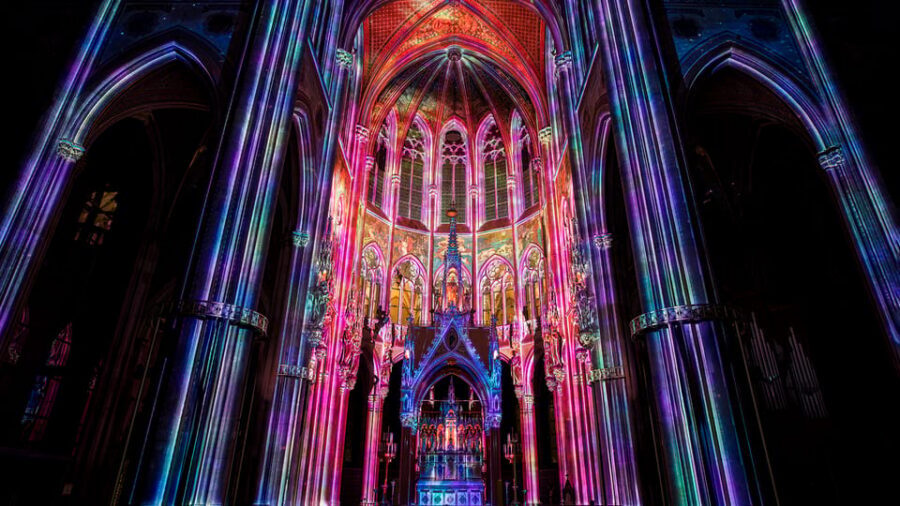 Vienna: Light of Creation Votive Church Immersive Light Show - Cold church reality: dress like a local, not a brochure