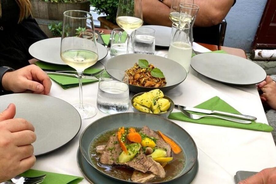 Vienna Nightlife: Food, Wine, Cocktails and Rooftop Bar Tour - Rooftop bar finale or river drinks: the view is the payoff