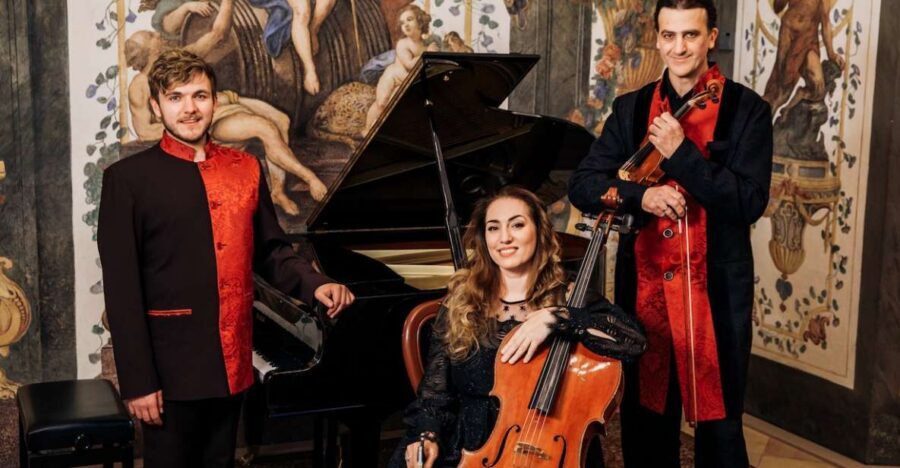 Vienna: Romantic Classics Piano, Violin, and Cello Concert - Romantic Classics at Mozarthaus: what the Sala Terrena setting changes