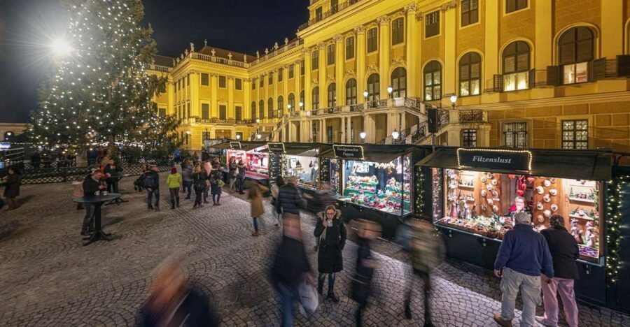 Vienna: Schönbrunn Palace & Christmas Market Walking Tour - Entering Schönbrunn: How the Skip-the-Line Part Usually Feels