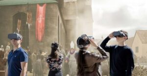 Vienna: Time Traveling Virtual Reality Sightseeing Tour - Check-in at Neuer Markt 6 and what the experience feels like on the ground