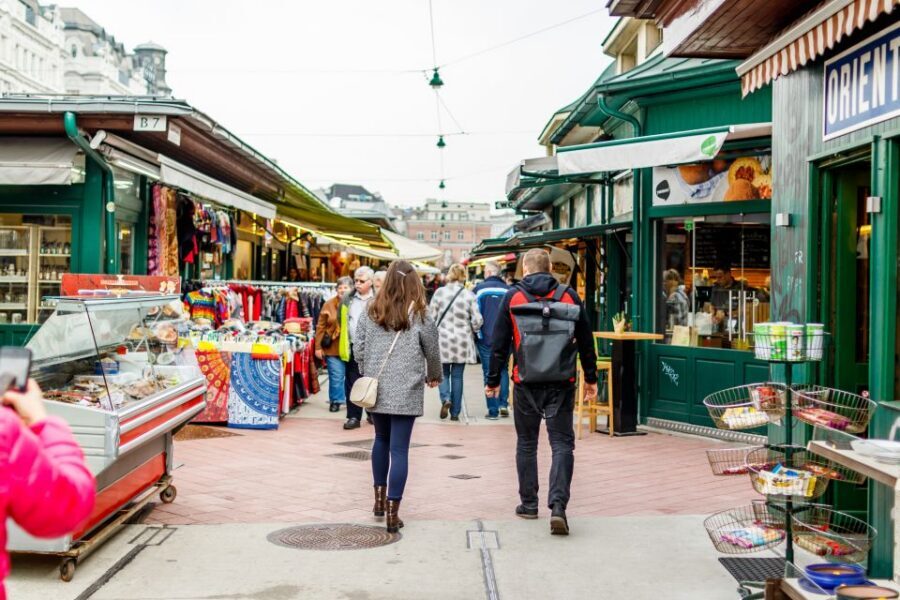 Vienna: Typical Austrian Food Tour with Coffee House Visit - Naschmarkt Cheese Tasting: Austrian Flavors on Display