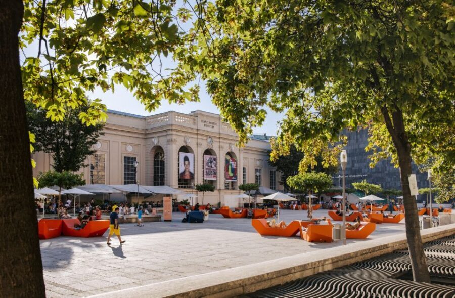 Vienna: Walking Tour of the MuseumsQuartier with Guide - What’s included (and what isn’t): expectations for museums and ticket time